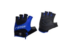 Rogelli Arios - Cykelhandske - Dynaflex - Svart / Blå