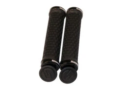 Sram DH - Handtag Med Låsring - MTB - Silikon - Svart / Vit