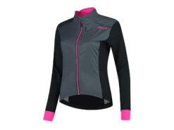Rogelli Contenta - Vinterjacka Kvinnor - 0 Till 10 Grader - Grå / Svart / Rosa