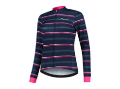 Rogelli Stripe - Vinterjacka Kvinnor - Windtex - Blårosa