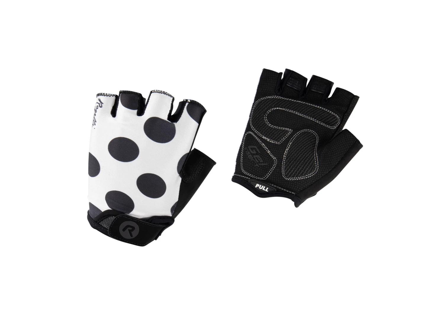 Rogelli Sprinkle - Cykelhandske - Gelkudde För Kvinnor - Vit / Svart 1 Rogelli Sprinkle - Cykelhandske - Gelkudde För Kvinnor - Vit / Svart