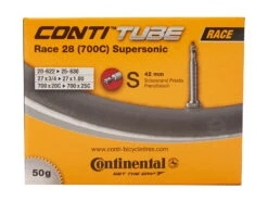 Continental Race 28 Supersonic - Cykelslang - Str. 700x20-25c - 42 Mm Racerventil