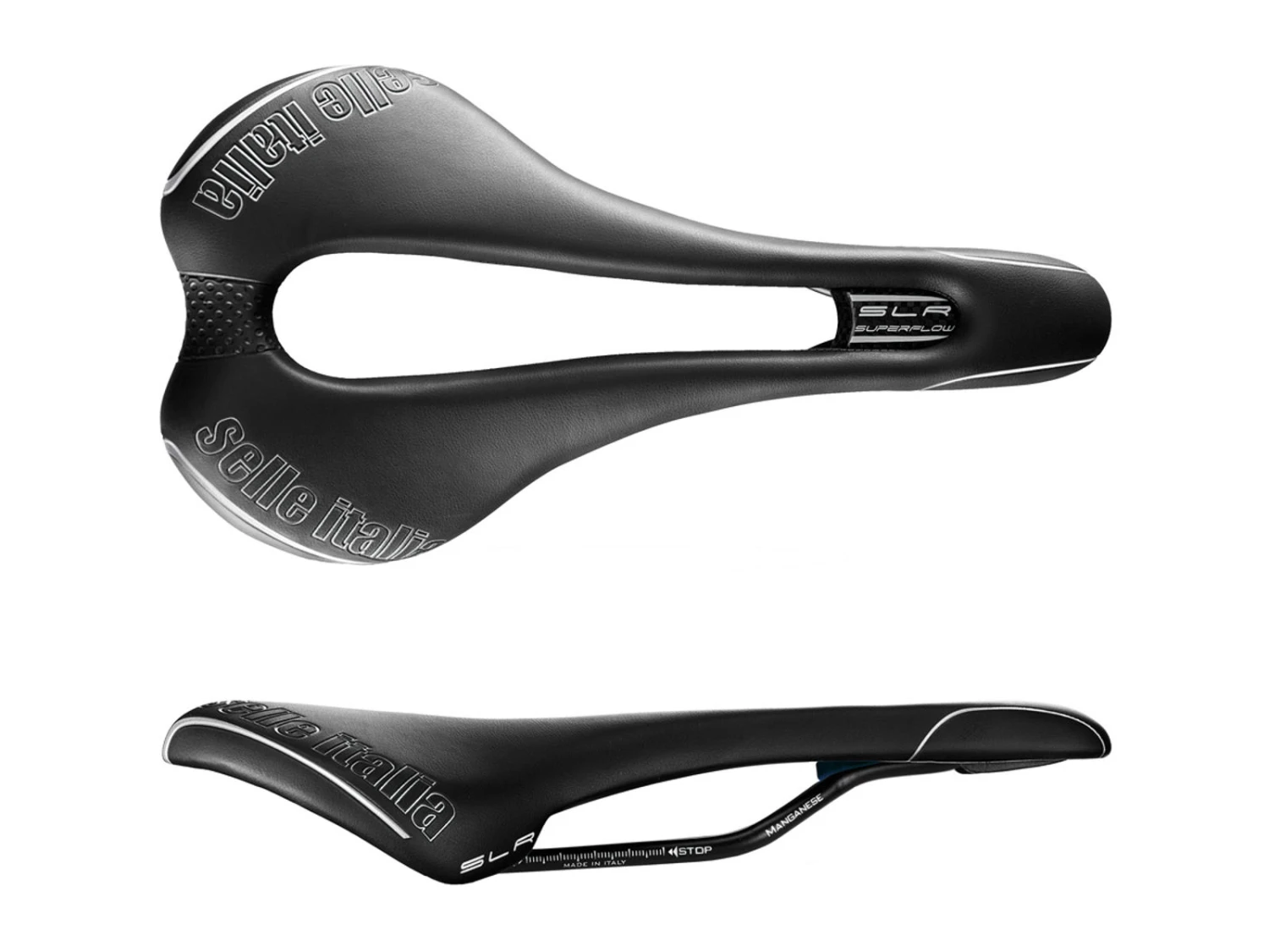 Selle Italia SLR TM Superflow S - Cykelsadel - Svart 1 Selle Italia SLR TM Superflow S - Cykelsadel - Svart