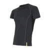Sensor Merino Active - Ull Kortärmad T-shirt - Män - Svart