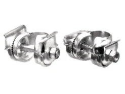 Diverse Sadelbeslag För Rund Sadelpinne - Spänns Med 2 Muttrar - Galvaniserat