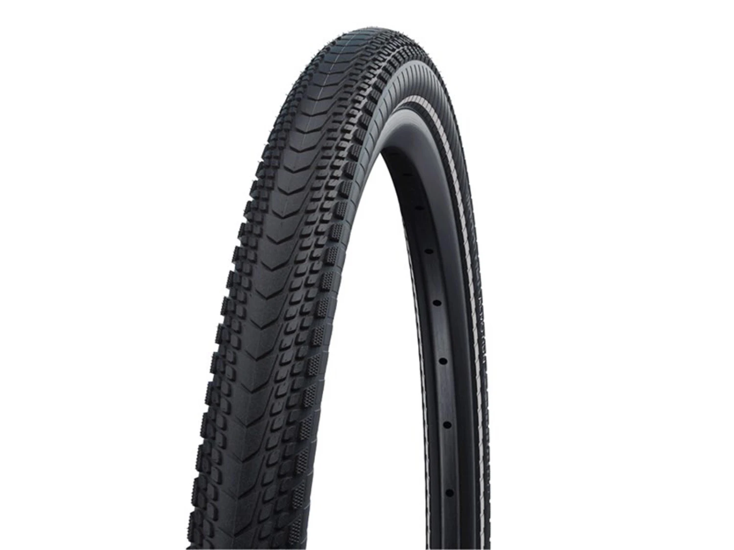 Schwalbe Marathon Almotion - Evolution Line - V-Guard - Fällbara Däck - 28x2,15 (55-622) E-25 1 Schwalbe Marathon Almotion - Evolution Line - V-Guard - Fällbara Däck - 28x2,15 (55-622) E-25