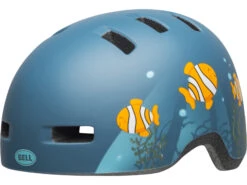 Bell Helmets Bell Lil Ripper - Cykelhjelm - Clown Fish Mat Gråblå