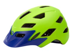 Bell Helmets Bell Sidetrack Junior - Cykelhjälm - Str. 50-57 Cm - Matt Ljusgrön/Blå