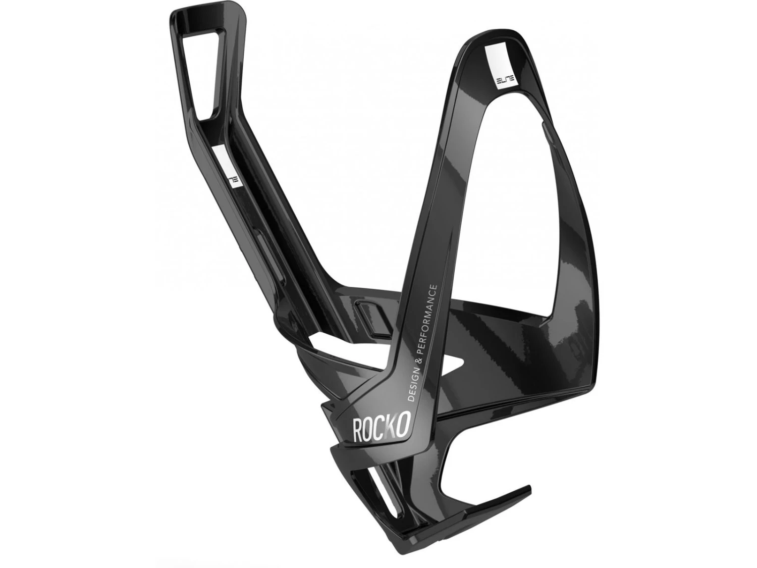 Elite Rocko Carbon - Flaskhållare - Med Blank Vit Grafik 1 Elite Rocko Carbon - Flaskhållare - Med Blank Vit Grafik