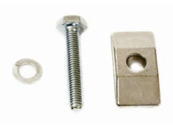 ESGE Fäste För Cykelstöd Bred Silver