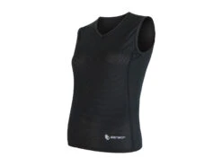 Sensor Coolmax Fresh Air - Svettundertröja Utan ärmar Dam - Svart