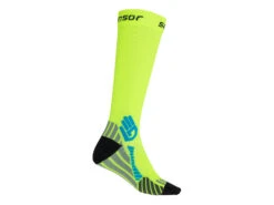 Sensor Compress - Kompressions Cykelstrumpor - Svart/neon