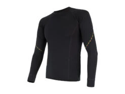 Sensor Merino Air - Svettundertröja Med Långa ärmar - Svart