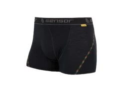 Sensor Merino Air Boxers - Ullbyxa Med Kort Ben - Hane - Svart