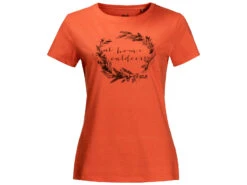 Jack Wolfskin At Home - T-shirt För Kvinnor - Orange