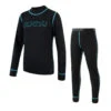 Sensor Double Face Kids Set - Ski Lingerie Kids - Svart