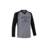 Sensor Charger - Loosefit Cykeltröja Med Lång ärm - Grå / Svart