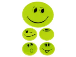 Reflexark Med Smileys Grön