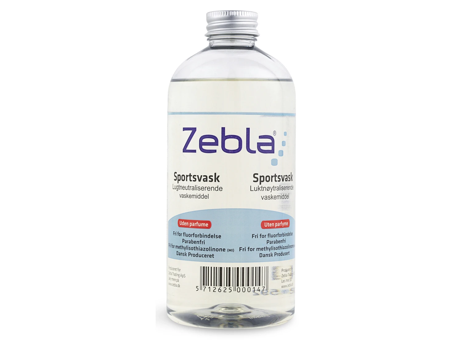 Zebla Sporttvättmedel - Parfymfri - 500 Ml 1 Zebla Sporttvättmedel - Parfymfri - 500 Ml