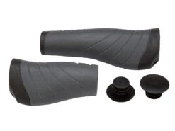 XLC - Handtagsset - Ergonomiska - 92mm/135mm - Svart/Grå