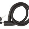 Bike Attitude - Spirallås - 12x1000 Mm - Med Nyckel - Mattsvart