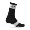 Giro Comp Racer - Cykelsockor - Hög Höjning - Storlek 43-45 - Svart / Vit