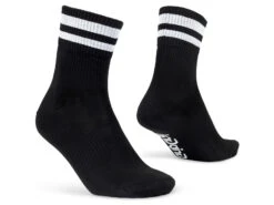 GripGrab Original Stripes Crew -Sockor - Svart