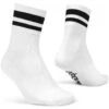 GripGrab Original Stripes Crew -Sockor - Vit