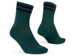 GripGrab Original Stripes Crew -Sockor - Grön