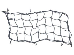 BikePartner - Säkerhetsnät Till Korg - 8 Krokar - Svart - 25x50 Cm XL