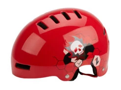 Lazer Street - Urban Cykelhjälm - Röd Med Motiv