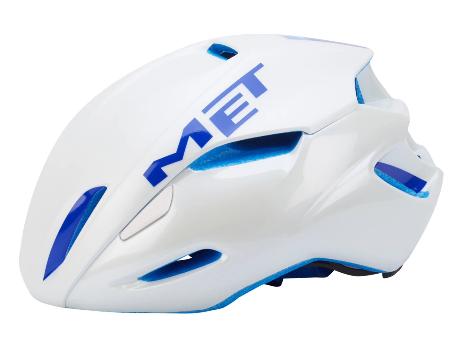 MET Manta Cykelhjälm - Vit/blå 1 MET Manta Cykelhjälm - Vit/blå