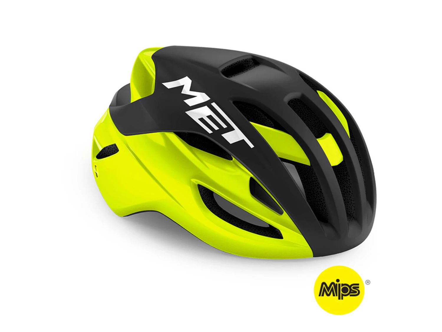 MET MED Rival Mips - Cykelhjälm - Mat Svart / Gul 1 MET MED Rival Mips - Cykelhjälm - Mat Svart / Gul