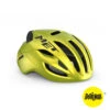 MET Rivale Mips - Cykelhjälm - Limegul Metallic/blank - Stl 58-61 Cm