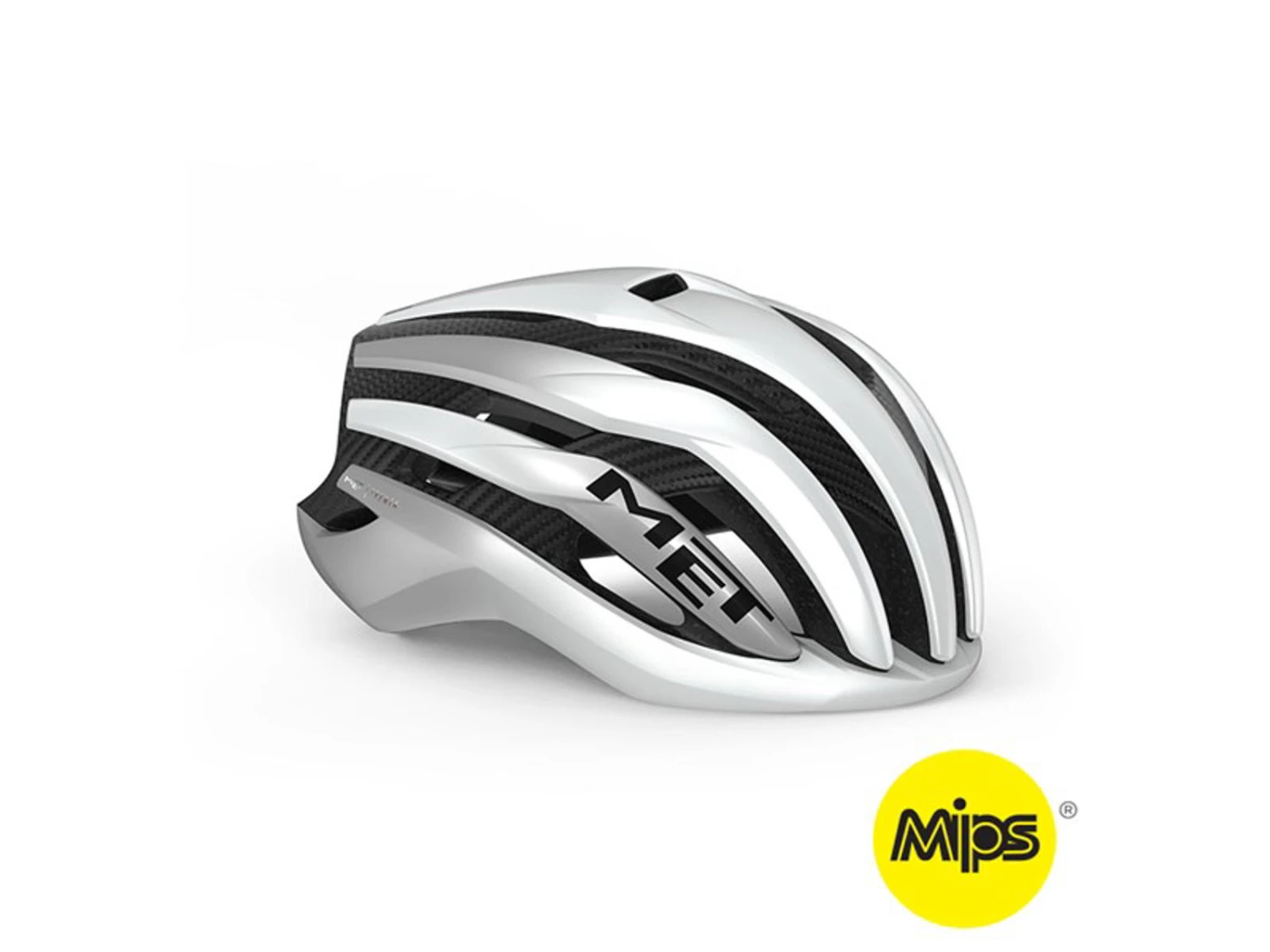 Met Trenta 3K Carbon MIPS - Cykelhjälm - Vit 1 Met Trenta 3K Carbon MIPS - Cykelhjälm - Vit