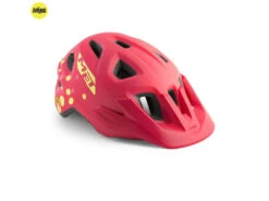 Met Eldar Mips - Junior Cykelhjälm - Matt Rosa - Stl 52-57 Cm