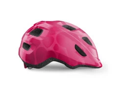 Met Hurra - Barncykelhjälm - Rosa / Hjärtan