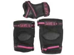 Save My Bones - Skyddsset - Svart / Rosa