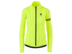 AGU Jacket Essential Prime Rain - Cykelregnjacka För Kvinnor - Neongul