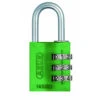 Hänglås Abus 145/30 Grönt Med Tresiffrig Kod