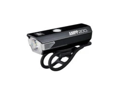 Cateye AMPP Pannlampa - 200 Lumen - USB Uppladdningsbar - Svart