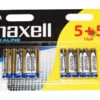 Maxell - Batteri - AAA / LR03 Alkalin - 10 St