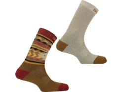 Bula Hike - Strumpor - Ull - 2 Pack - Brun / Krämig