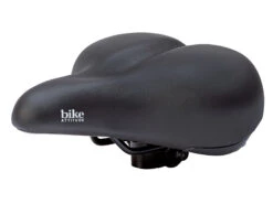 Bike Attitude - Cykelsadel - Komfort Med Elastomer - Unisex D1 Base - Svart