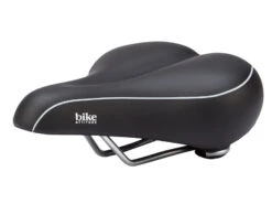 Bike Attitude - Cykelsadel - Lyx-komfort Med Gel - Svart