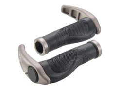 Bike Attitude Handtag - Ergonomisk - Svart - 136 Mm Med Gel Och Barends