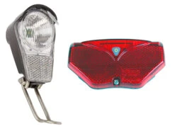 Bike Attitude Galeo + I-409RG1 - Lyktset - Inkl. Batteri