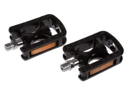 Diverse Pedaler - Aluminium - Non Slip - Gummi - Svart