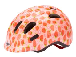 Abus Smiley 2.1 - Barncykelhjälm - Rosa Med Jordgubbar