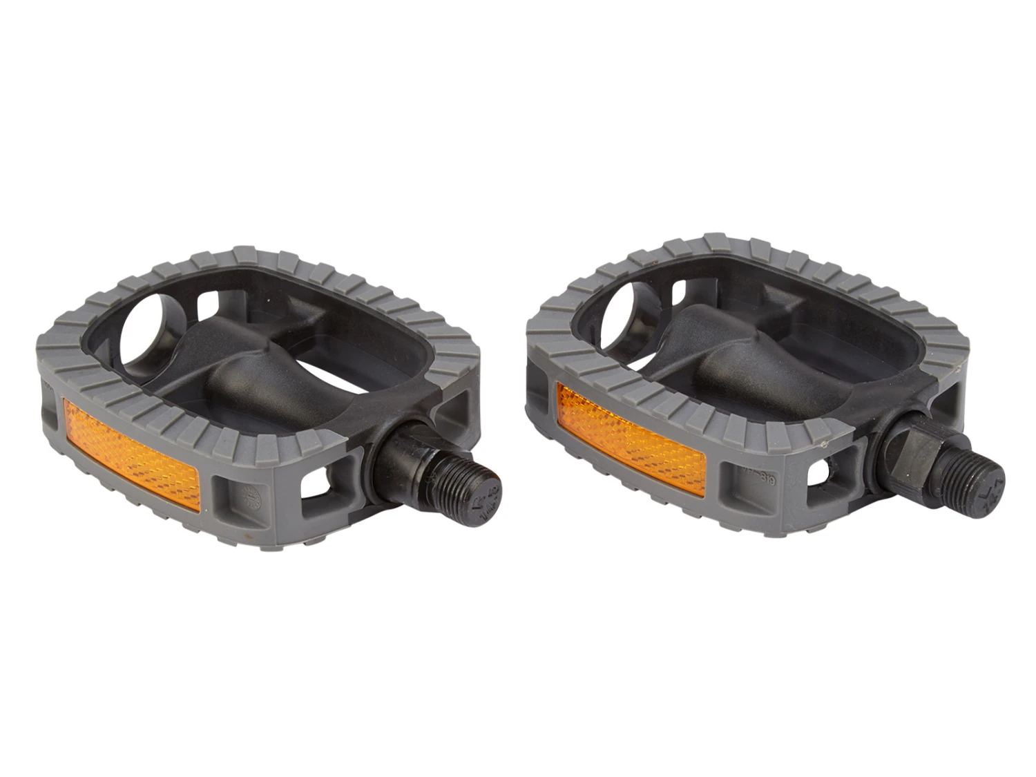 Diverse VP - Pedaler - City Bike - Med Gummi Och Reflexer - Svart 1 Diverse VP - Pedaler - City Bike - Med Gummi Och Reflexer - Svart